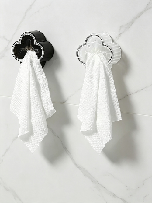 Clover-Shaped No-Drill Towel Hook
