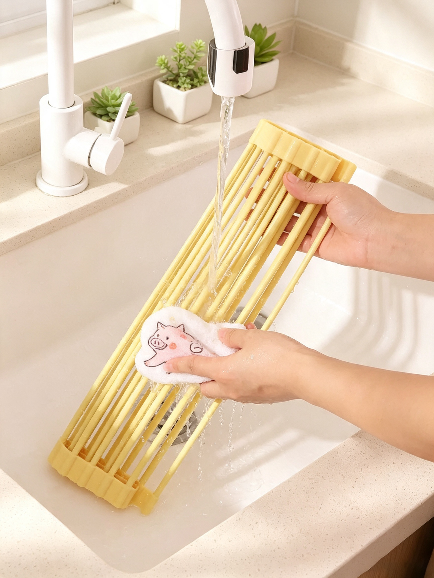 Foldable Silicone Drying Rack
