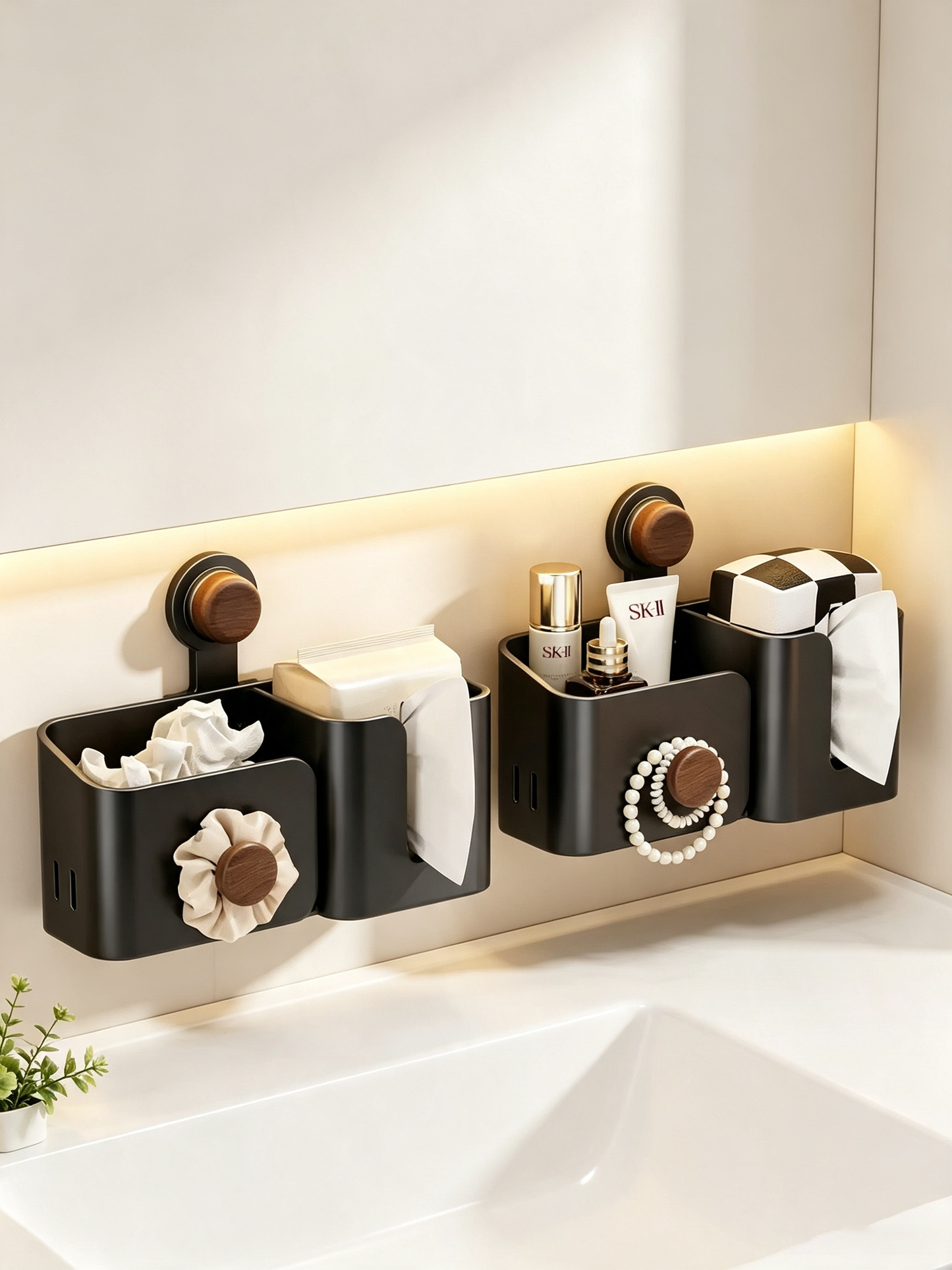 No-Drill Wall-Mounted Multi-Purpose Storage Box