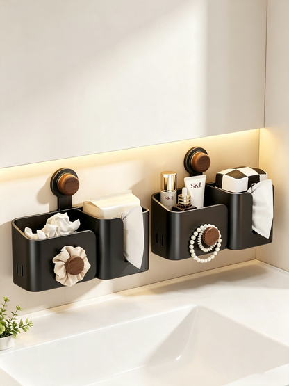 No-Drill Wall-Mounted Multi-Purpose Storage Box