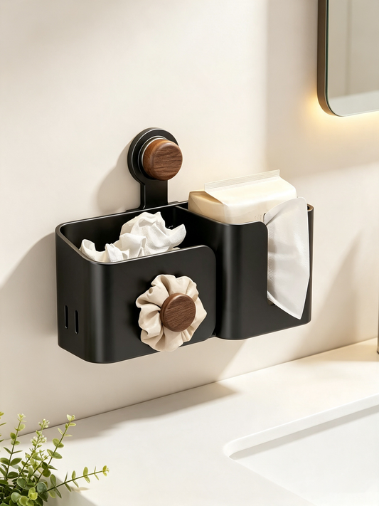 No-Drill Wall-Mounted Multi-Purpose Storage Box