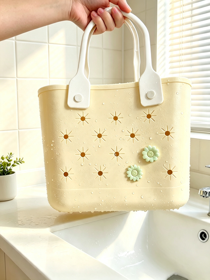 Perforated Handheld Toiletry Basket